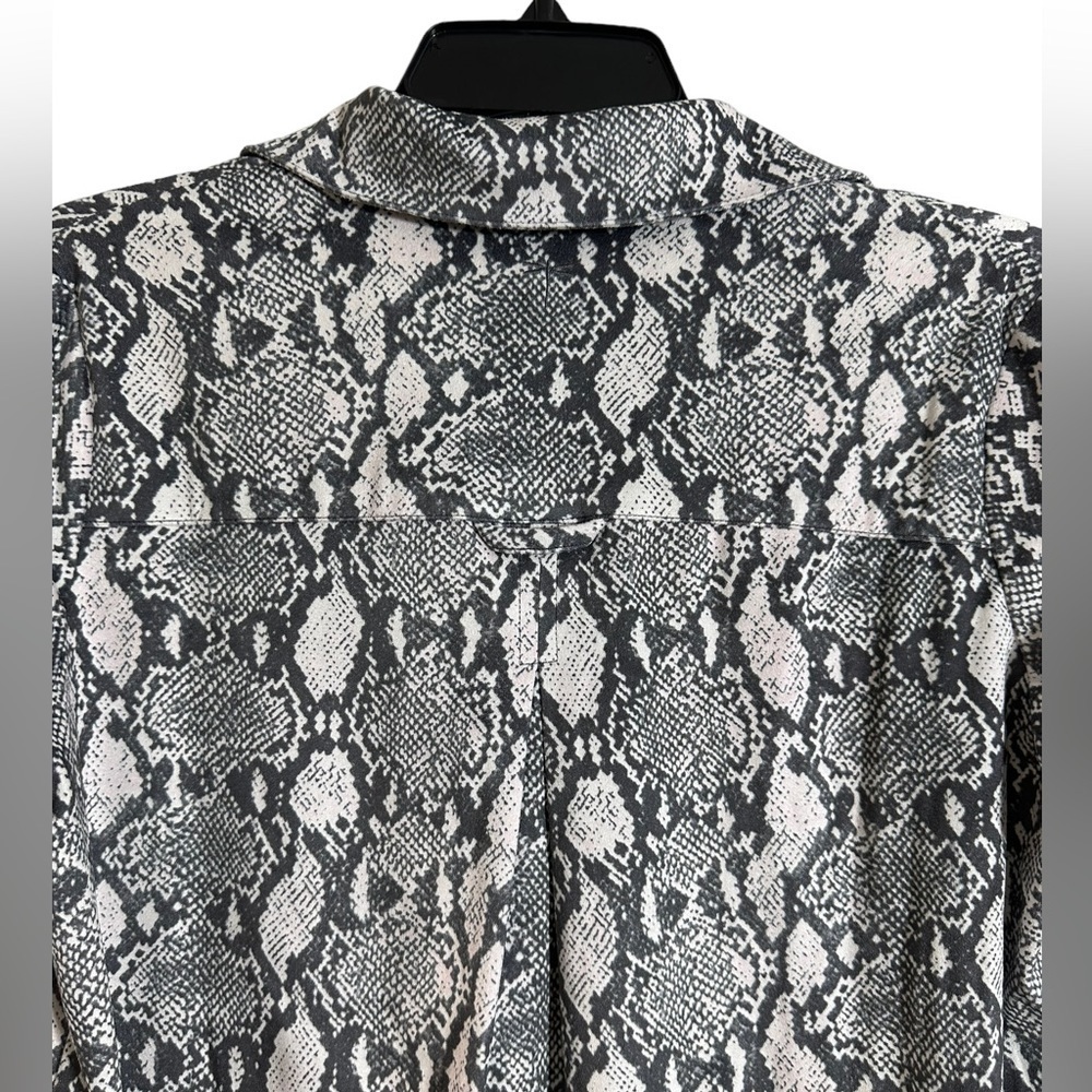 Tyler Boe Grey Blush Python Reptile Print Sueded-… - image 4